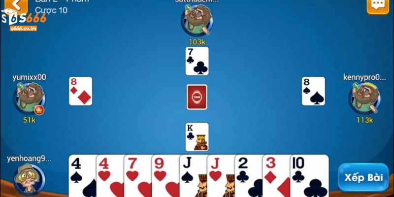 Bài Tiến Lên Miền Nam - Top 1 Game Được Yêu Thích Nhất 3 Đánh sạch các quân bài lớn trước tiên